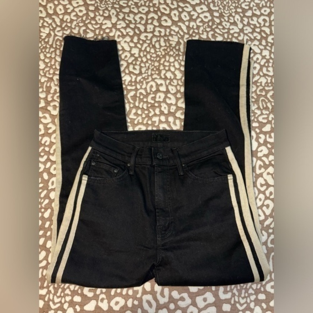 MOTHER the insider crop step fray jeans